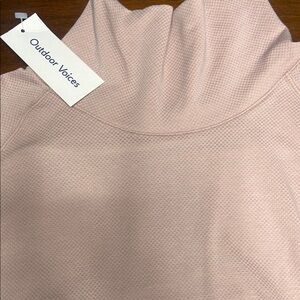 Outdoor Voices Women's Pink athletic shirt